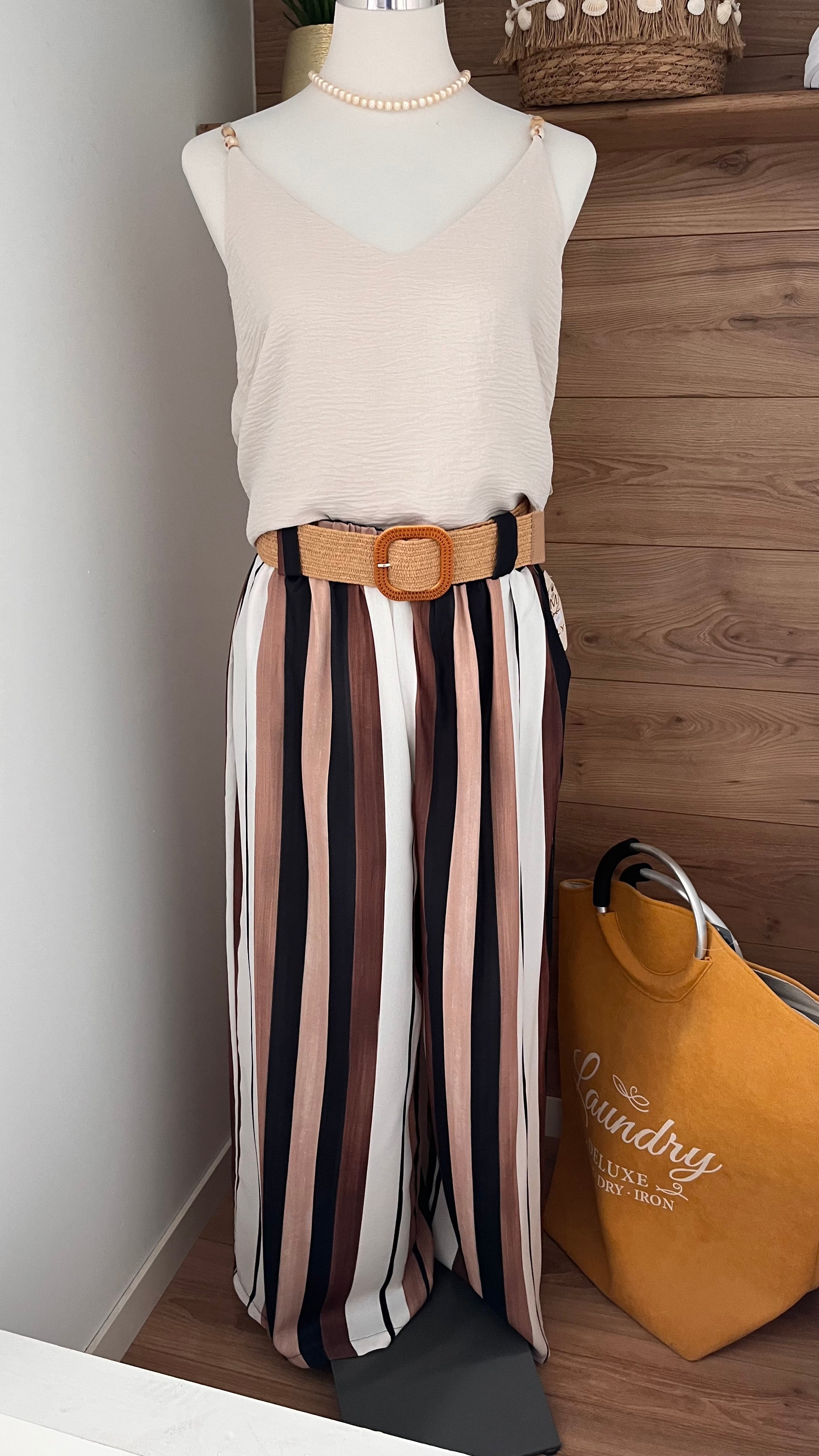 Pantalon à rayures