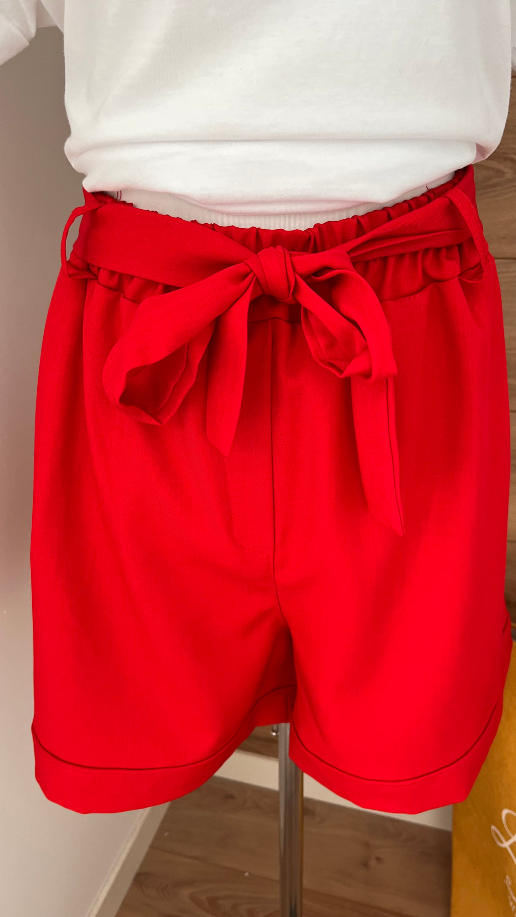 NOUVEAUTÉ | Short Fluide Rouge Grande Taille