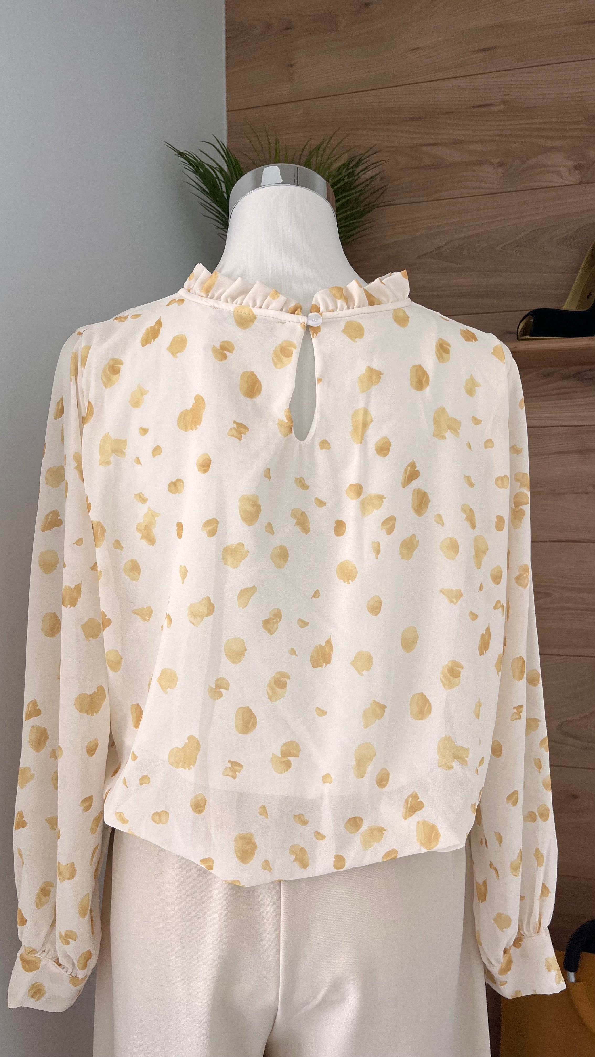 Blouse Féminine Stretch Élégante - 95% Polyester - Fabrication Italie