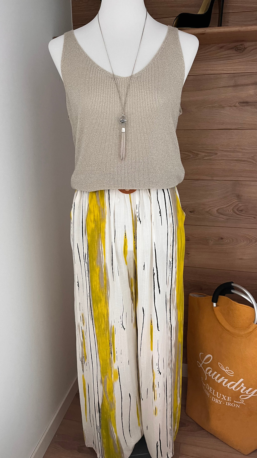 Pantalon Bohème Fluide 100% Viscose - Fabrication Italie - Du 36 au 44/46