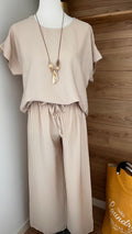 Ensemble Fluide Pantalon & Haut Large - 95% Viscose - Fabrication Italie