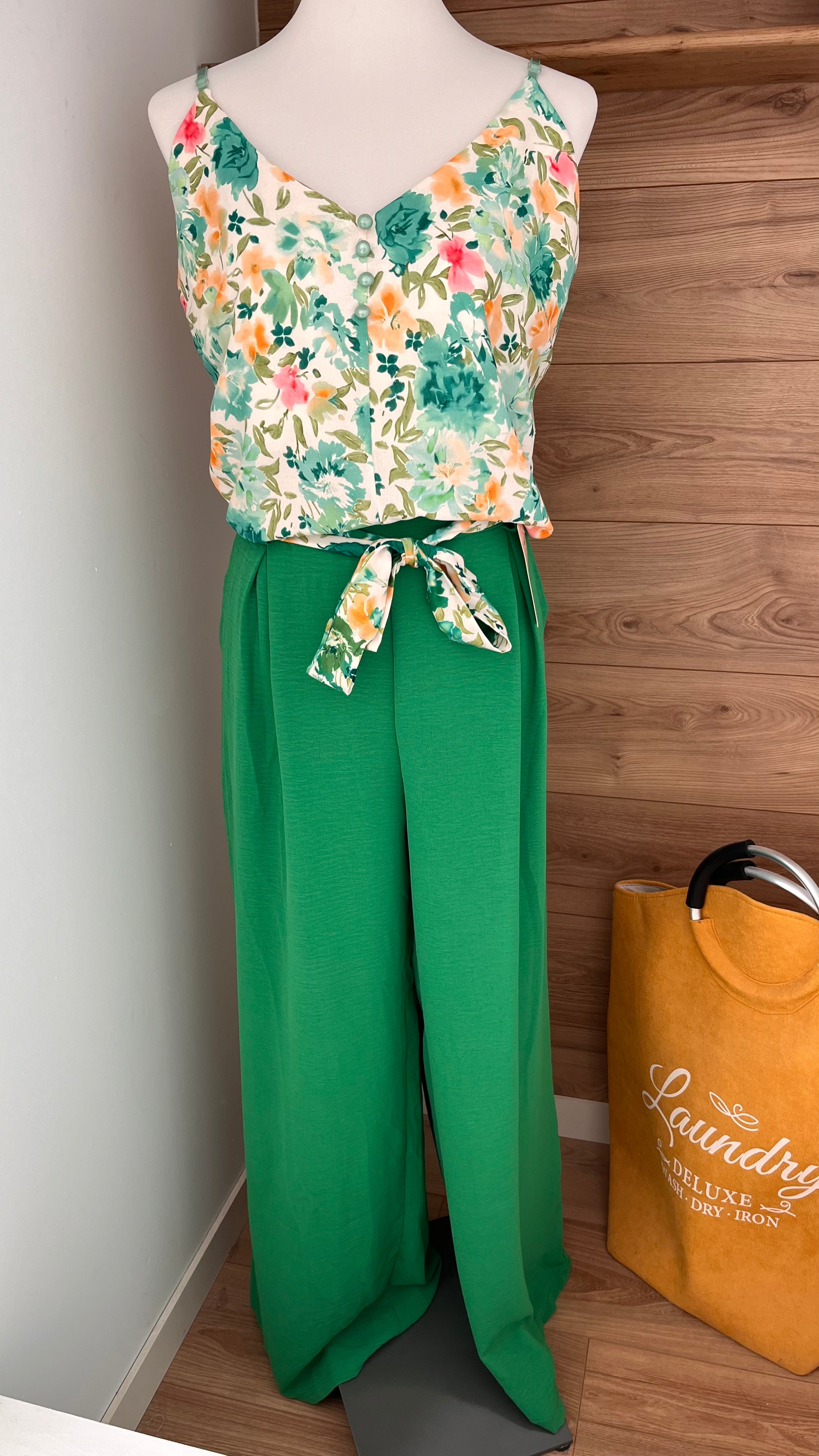 NOUVEAUTÉ | Pantalon Palazzo Fluide - Ceinture Fleurie