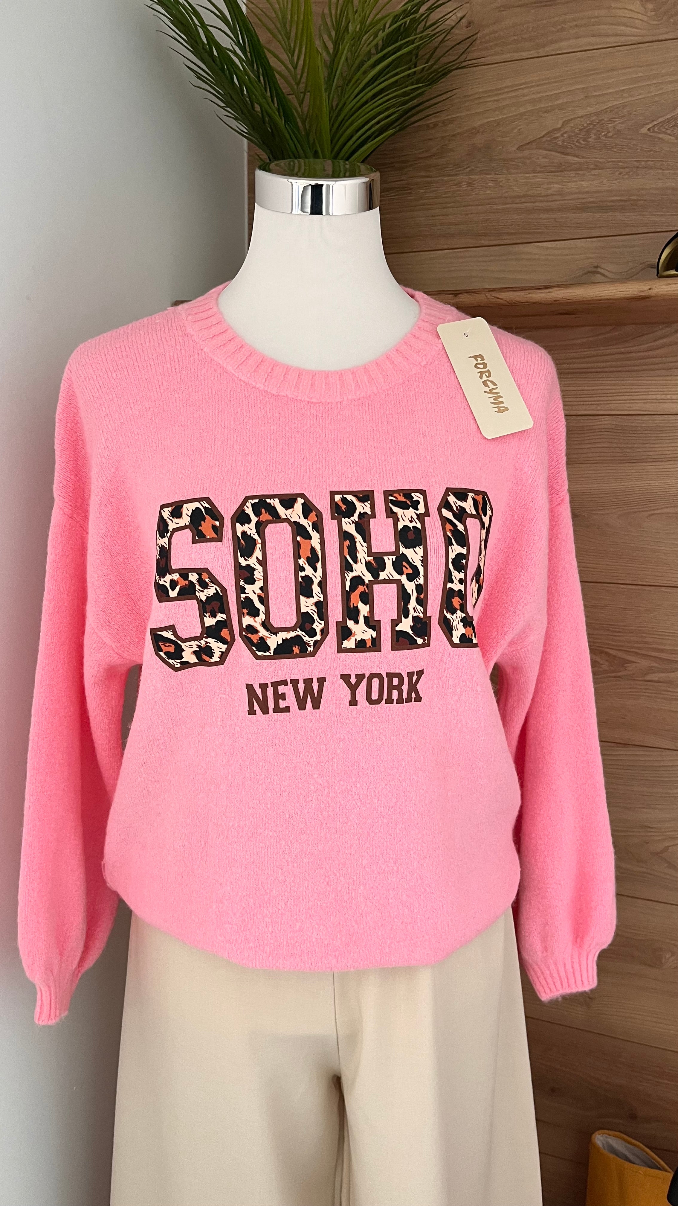 Pull "Soho" Doux & Chaud avec Alpaga - Fabrication Italie