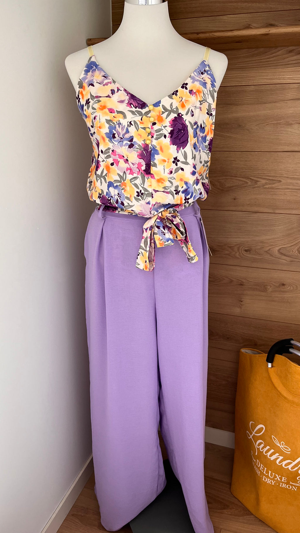 Ensemble Fleuri Grande Taille Féminin & Élégant - Fabrication Italie - Du 44 au 50