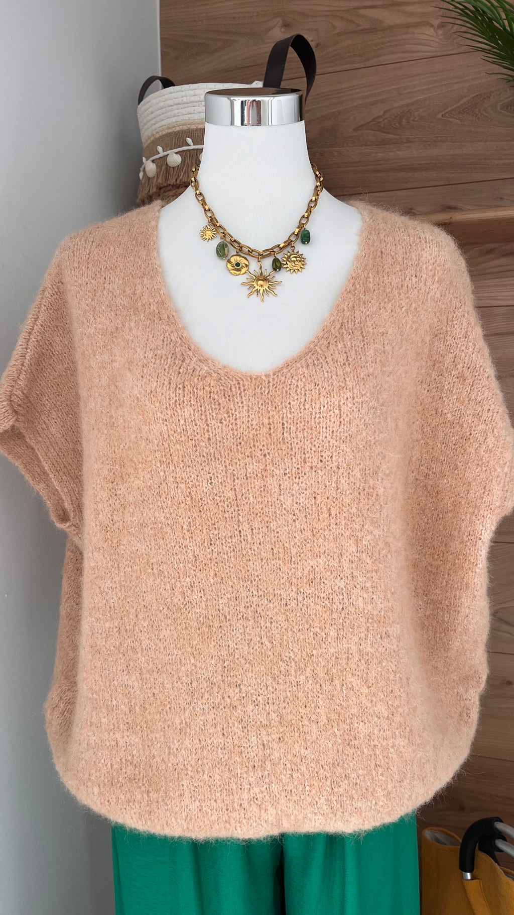 Pull sans manches