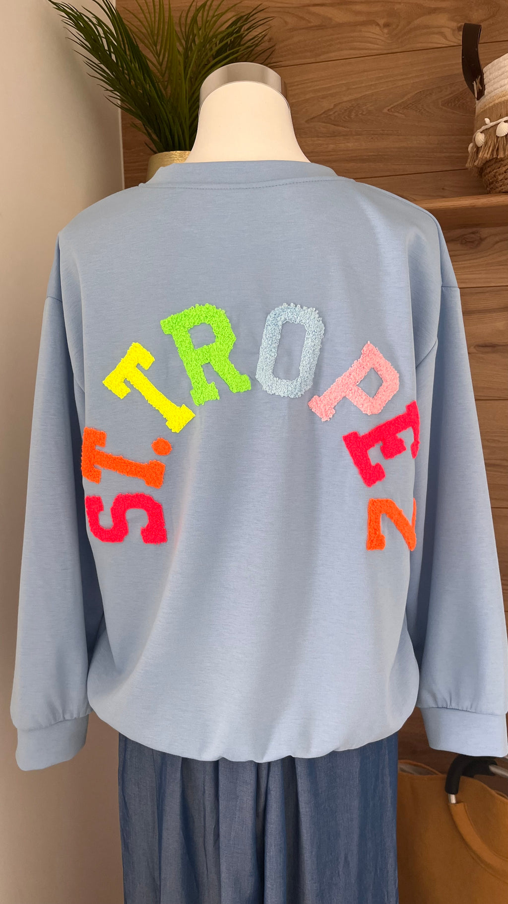 Sweat "St Tropez" Fluide & Léger - 50% Viscose - Fabrication Italie