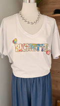 T-shirt "Bichette" Grande Taille - 100% Coton - Fabrication Italie