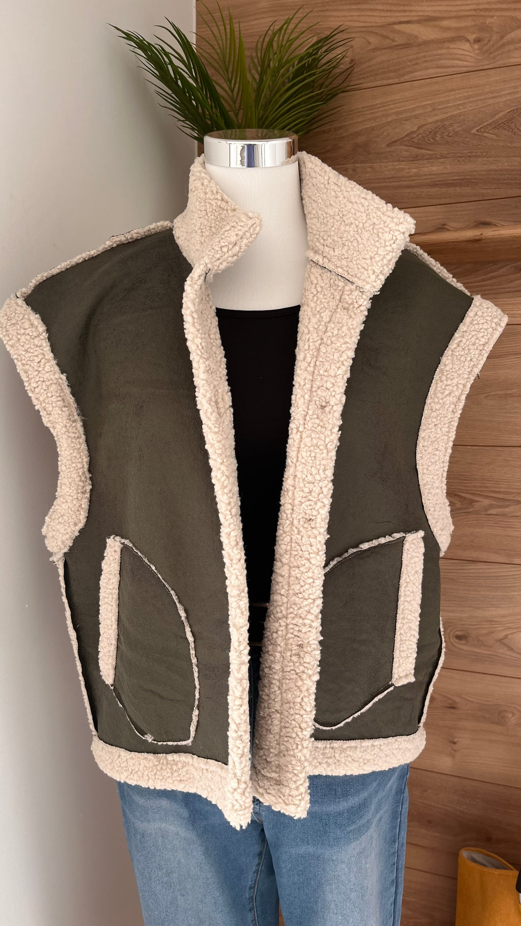 Veste Sans Manches Élégante - 100% Coton - Fabrication Italie