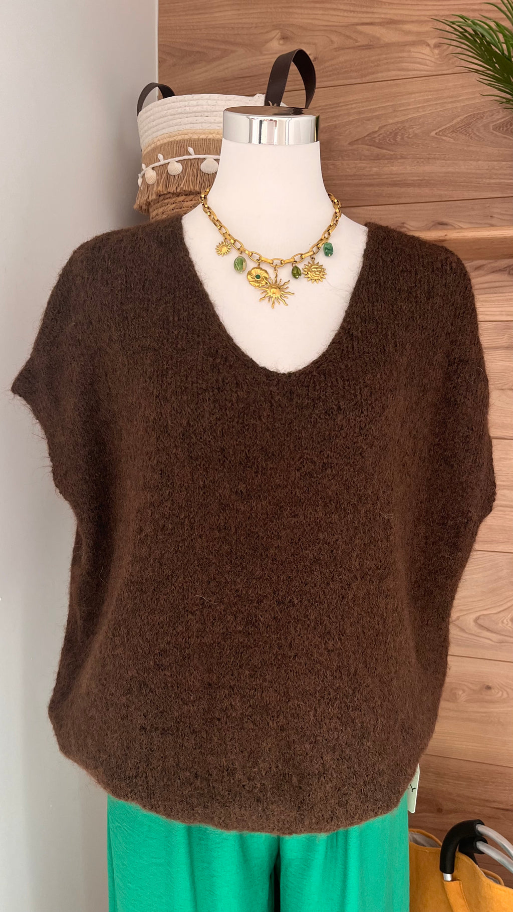 Pull sans manches