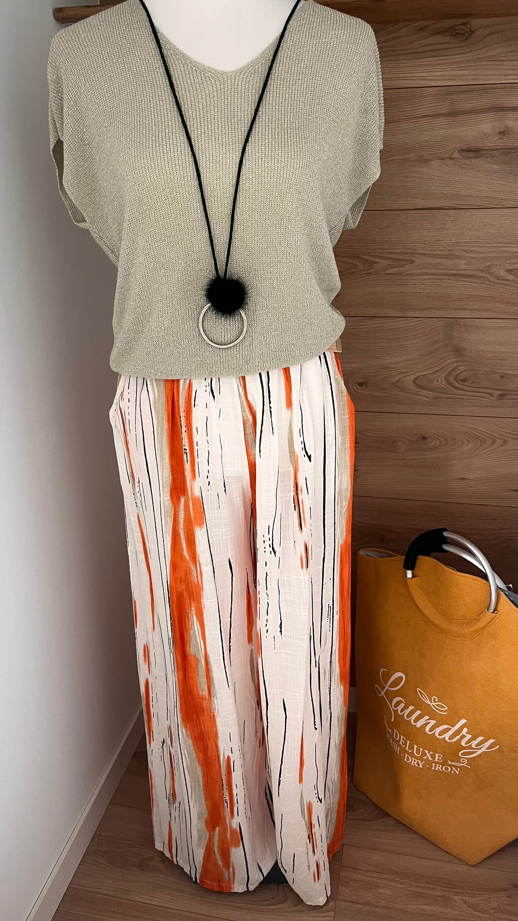 Pantalon Bohème Fluide 100% Viscose - Fabrication Italie - Du 36 au 44/46