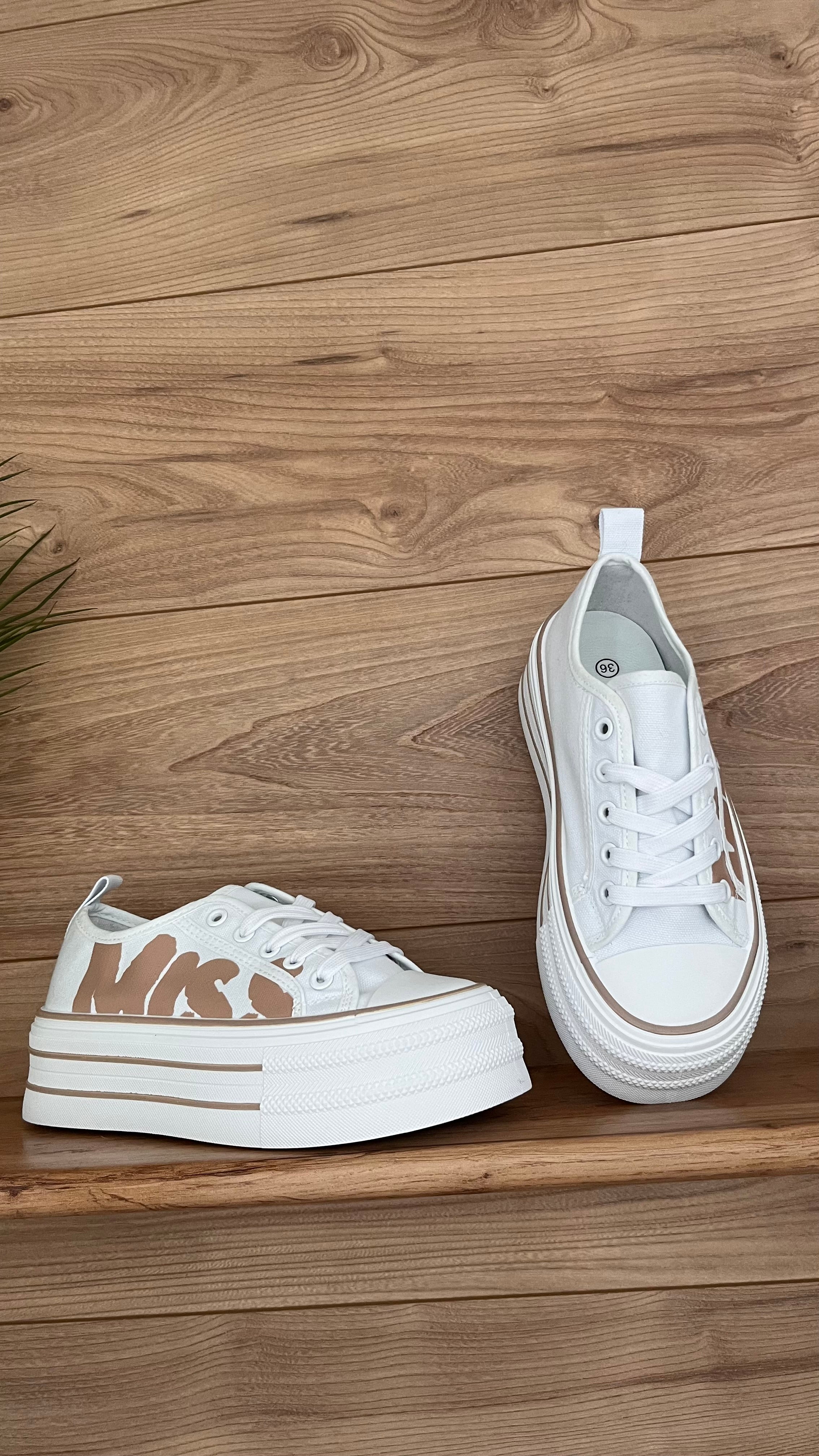 Basket "Miss" Féminine & Tendance - 100% Synthétique - Du 36 au 41