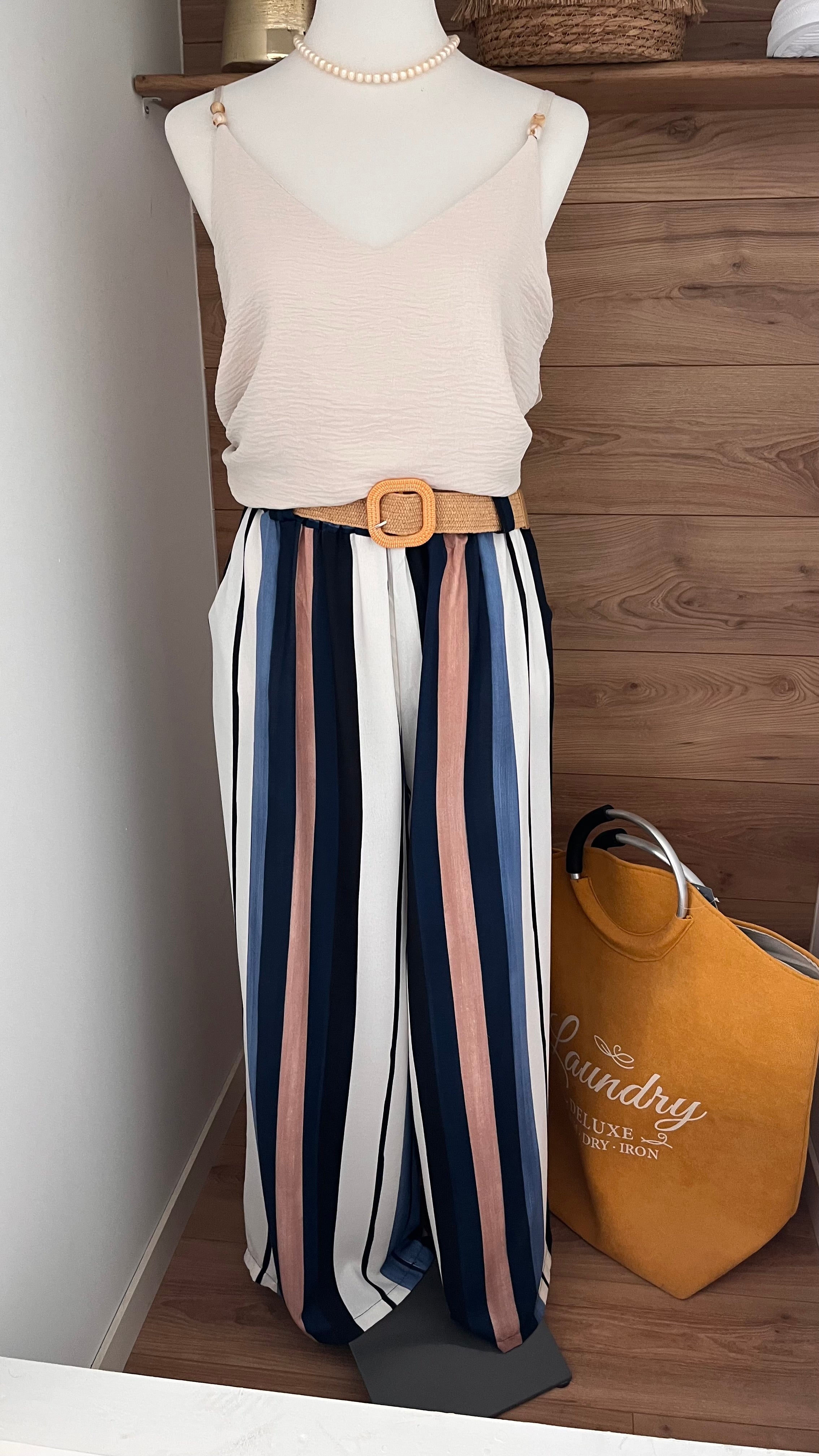Pantalon à rayures