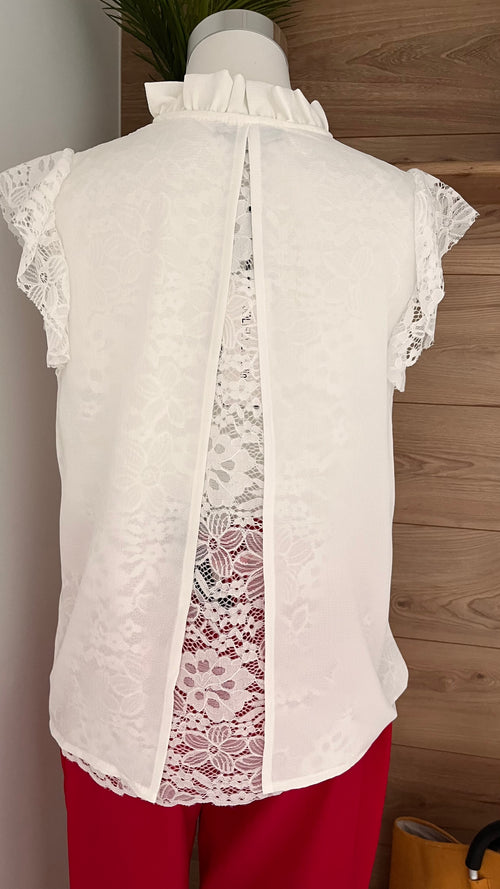 Blouse dentelle