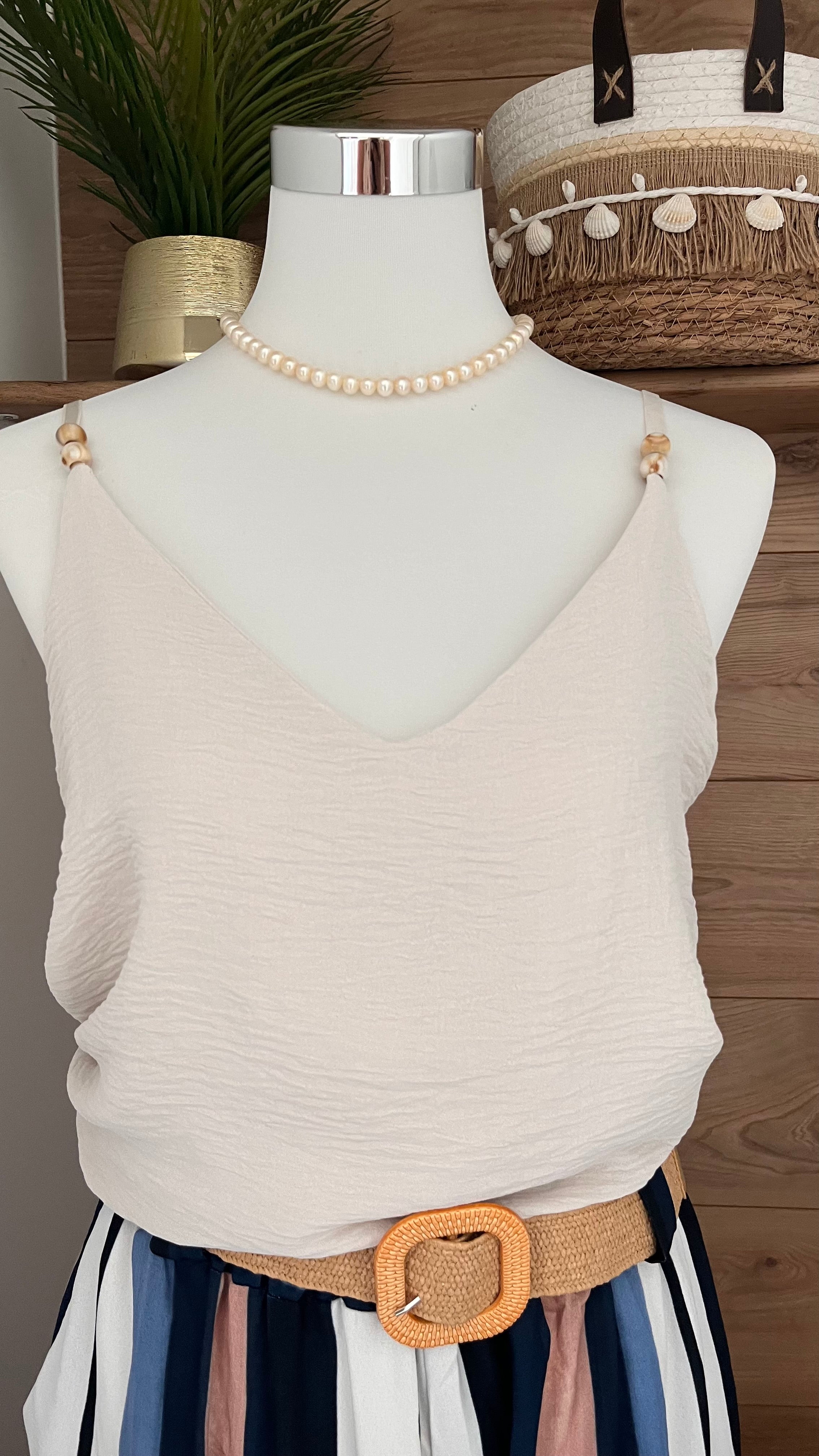 Top à perles